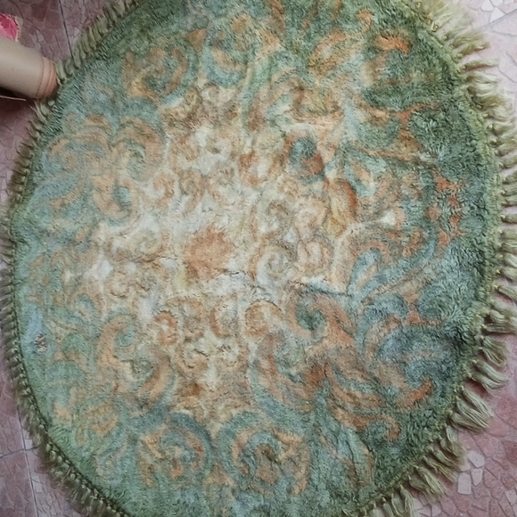 VINTAGE BOHO ROUND RUG - Picture 7 of 7
